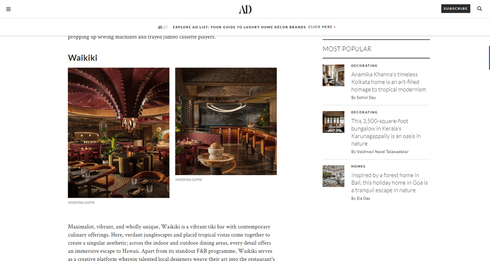 seafood bar and restaurant